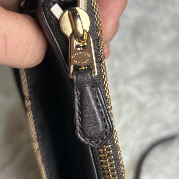 Coach Tan and Brown Crossbody Bag - Picture 6 of 12
